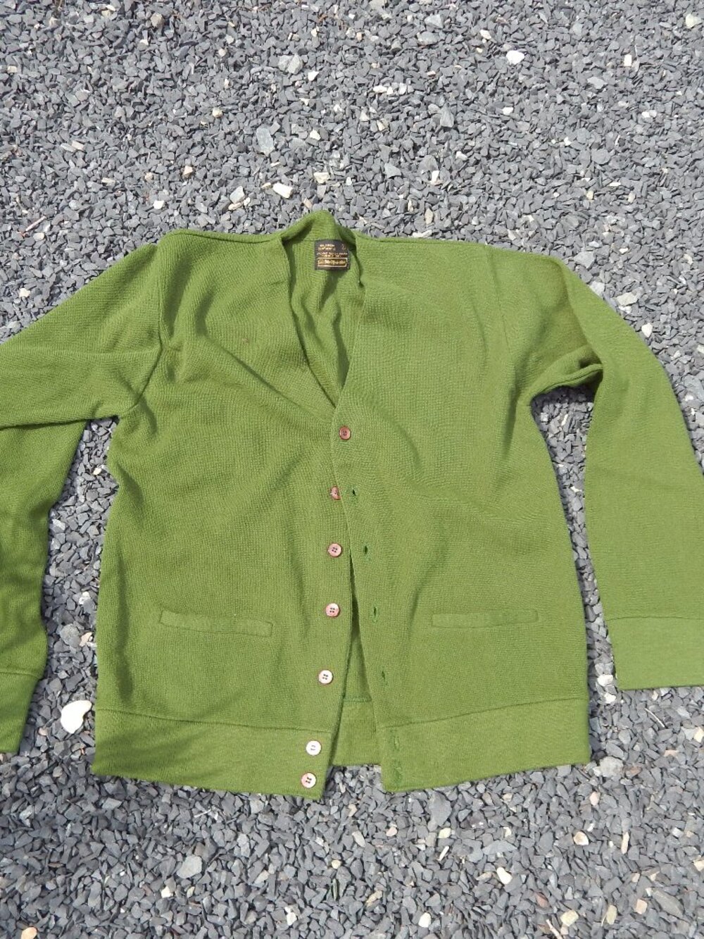 Vintage The Mens Store Sears Cardigan Cobain Style Size Large Grunge ****